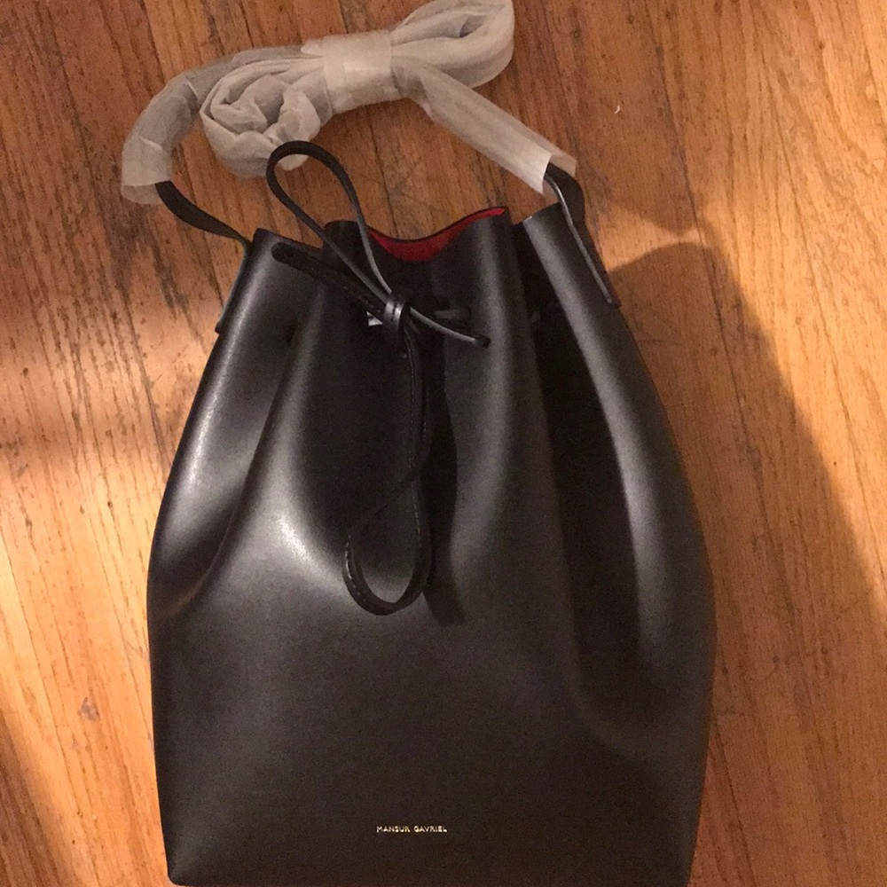 AUTHENTIC MANSUR GAVRIEL FLAMMA BUCKET: Mini Size - Picture 2 of 8